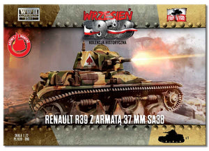 First To Fight PL096 Renault R39 z armatą 37mm SA38 1/72 – immagine 2