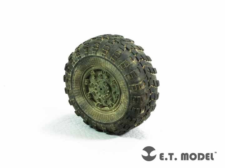 E.T. Model ER35-060 Soviet SS-23 Spider Tactical Ballsitic Missile Weighted Road Wheels For HOBBYBOSS 85505 1/35 – imagen 3