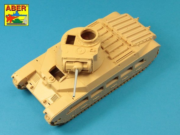 Aber 35L-227 Late barrel for Valentine Mk.II to VII or Matilda Mk.III/IV with Besa MG barrel 1/35 – immagine 8
