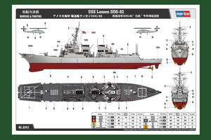 Hobby Boss 83412 USS Lassen DDG-82 1/700 – immagine 3