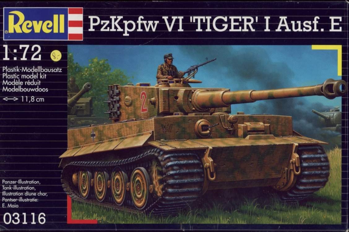 Revell 03116 PzKpfw VI Tiger I Ausf.E 1/72