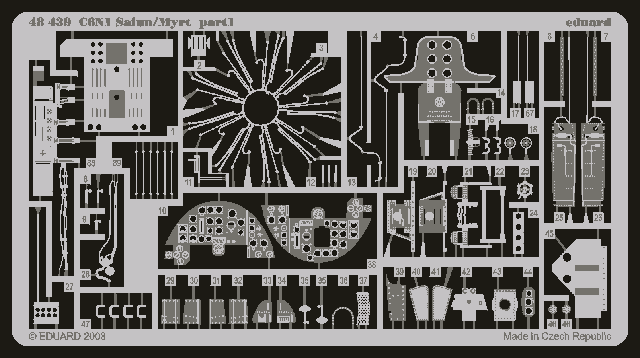 Eduard 48439 C6N1 Saiun/Myrt 1/48 (HASEGAWA) – image 2