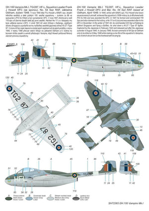 Special Hobby 72383 DH.100 Vampire Mk. I &amp;#39;RAF, RAAF and Armée de l&amp;#39;Air&amp;#39; 1/72 – immagine 5