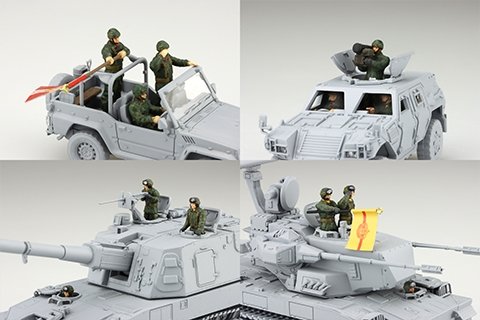 Fujimi 723426 MI-25 JGSDF Staff (for Car/Tank 1) 1/72 – zdjęcie 3