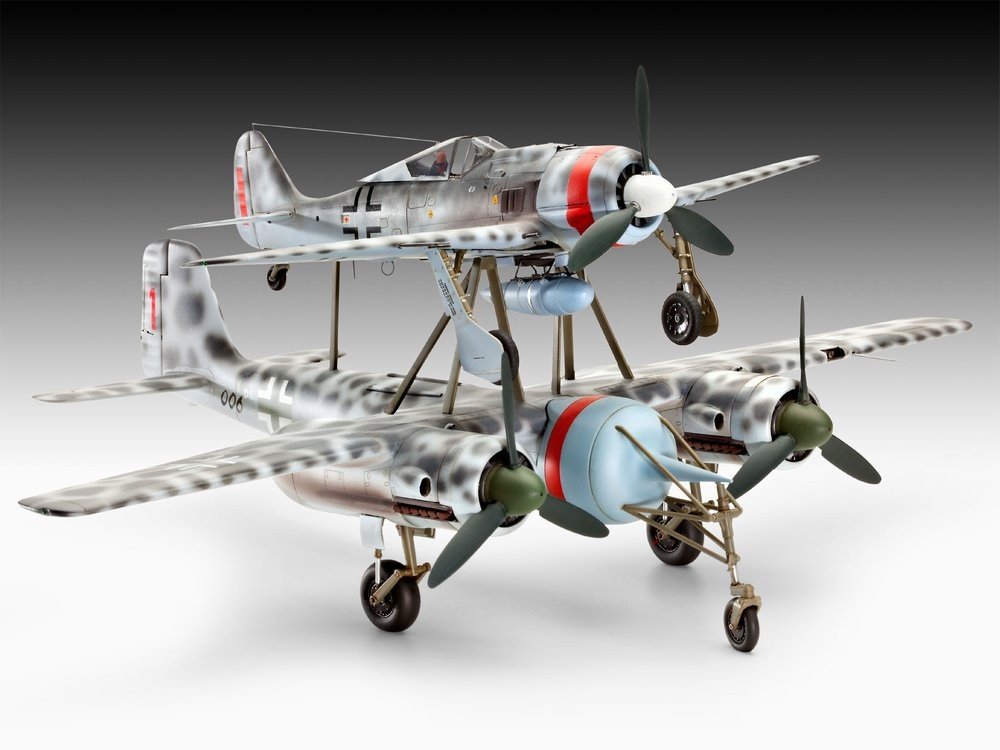 Revell 04824 TA 154 Mistel &amp;amp; Focke Wulf Fw 190 1/48 – immagine 2