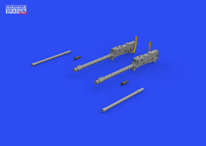 Eduard 648788 A6M3 cannon barrels &amp;amp; cockpit guns PRINT EDUARD 1/48 – immagine 2