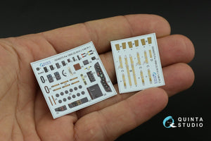 Quinta Studio QD48275 Fw 189A 3D-Printed &amp;amp; coloured Interior on decal paper (GWH) 1/48 – zdjęcie 4