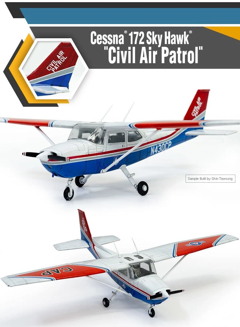 Academy 12367 Cessna 172 Skyhawk "Civil Air Patrol" 1/48