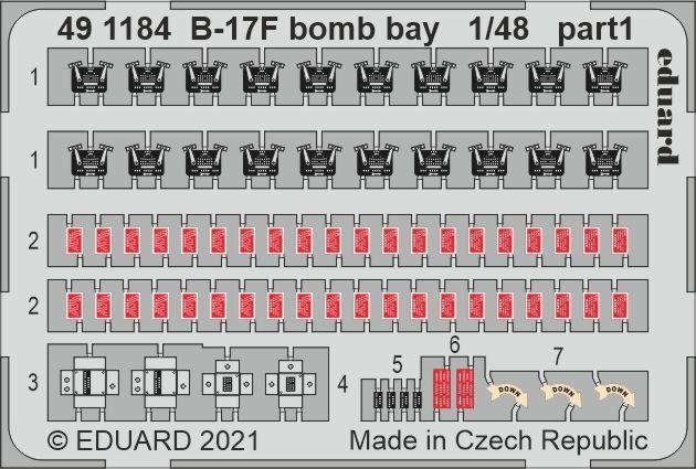Eduard BIG49299 B-17F part II HK Models 1/48 – Bild 4
