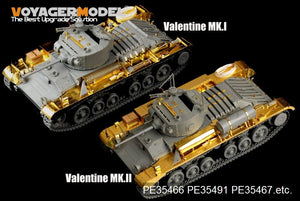 Voyager Model PE35491 WWII British Valentine Mk.II Infantry Tank basic For AFV CLUB 35185 1/35 – imagen 11