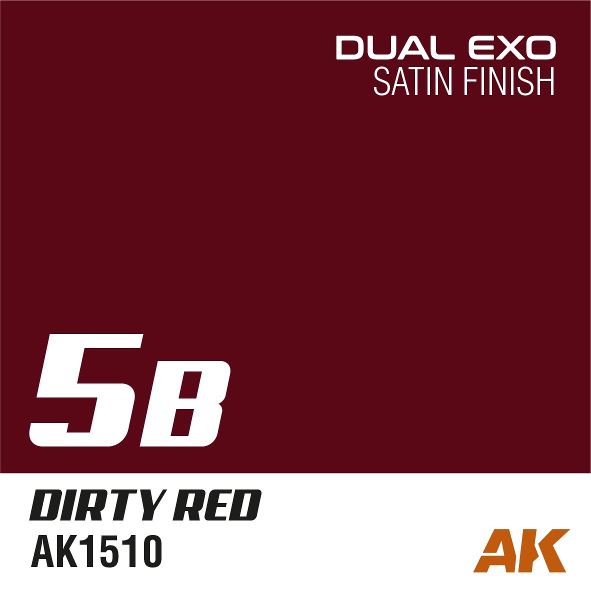 AK Interactive AK1510 DUAL EXO 5B – DIRTY RED 60ML – image 2