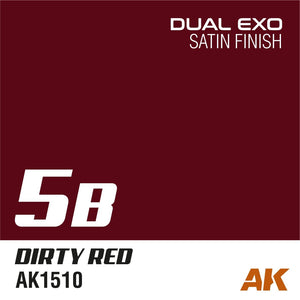 AK Interactive AK1510 DUAL EXO 5B – DIRTY RED 60ML – image 2