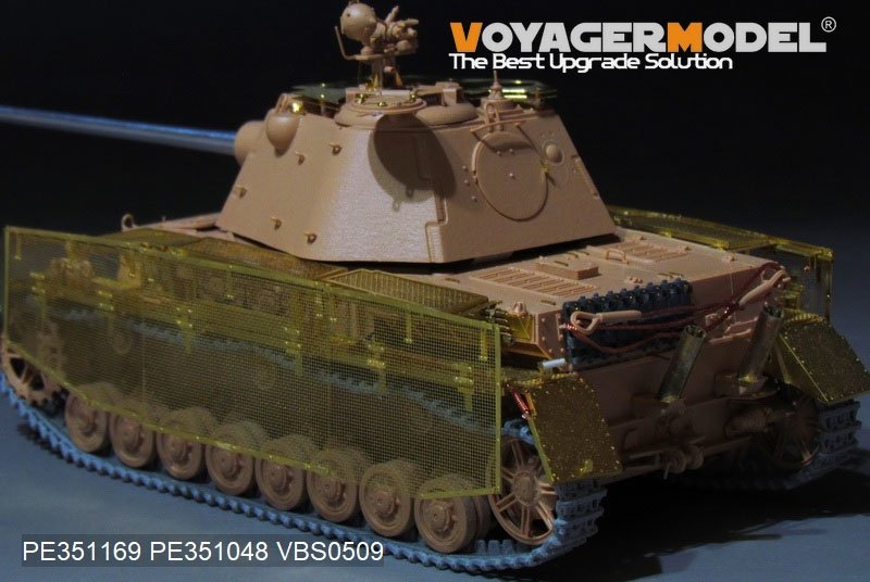 Voyager Model PE351169 WWII German Pz.Kpfw.IV Ausf.J（mit Panther F turret）（For RFM 5068） 1/35 – immagine 3