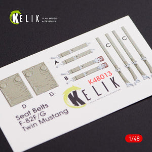 KELIK K48013 F-82 (F,G) &amp;quot;TWIN MUSTANG&amp;quot; INTERIOR 3D DECALS FOR MODELSVIT KIT 1/48 – imagen 7