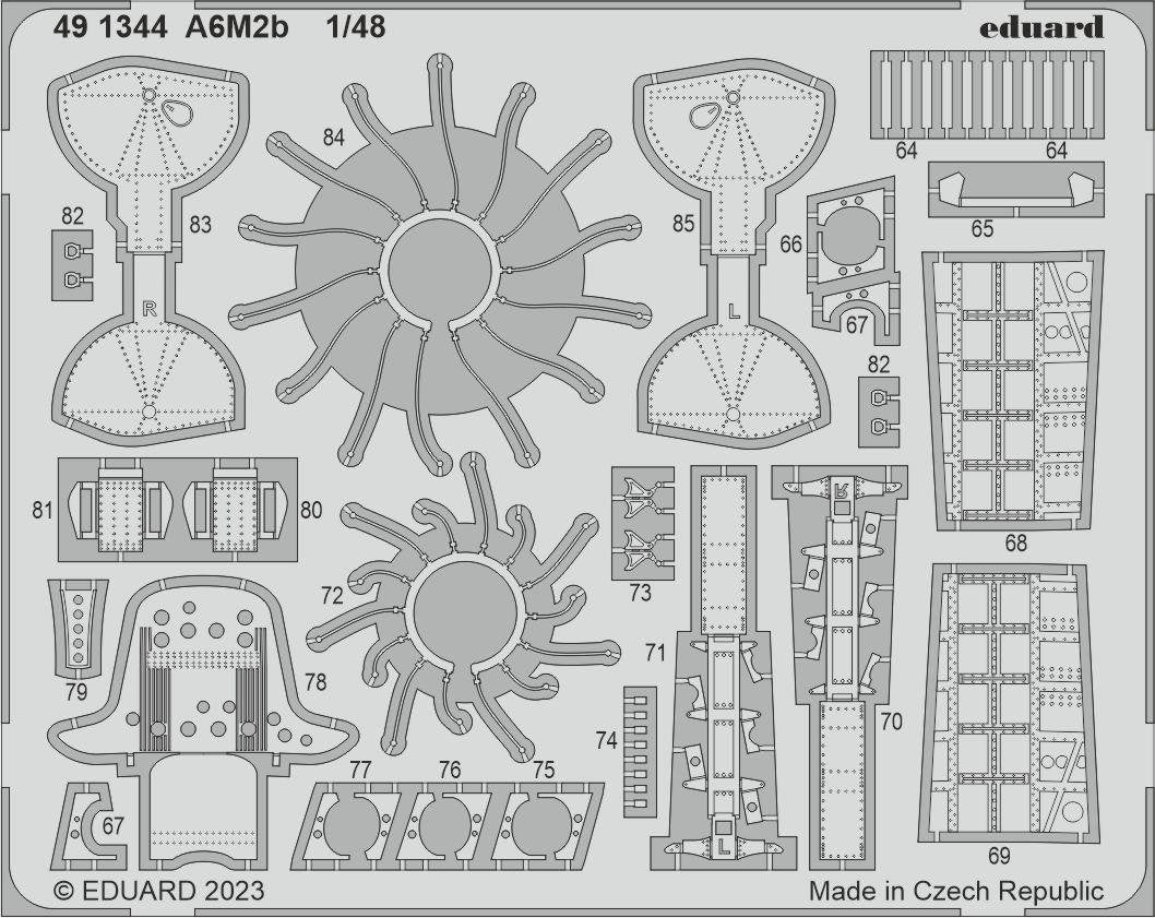 Eduard BIG49371 A6M2b ACADEMY 1/48 – Bild 4