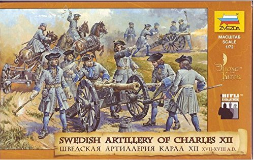 Zvezda 8066 Artillerie suédoise de Charles XII 1/72