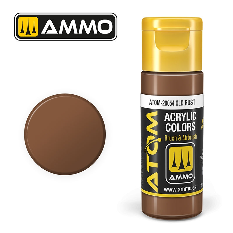 AMMO of Mig Jimenez 20054 ATOM COLOR Old Rust 20ml