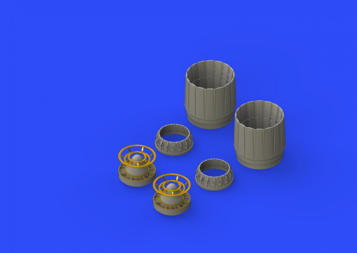 Eduard 648314 F-4J exhaust nozzles ZOUKEI MURA 1/48 – immagine 2