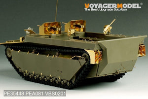 Maquette Voyager PE35448 WWII US LVT-4 Water Buffalo Landing Vehicle Chenillé de base pour AFV CLUB 35205 1/35  – image 15