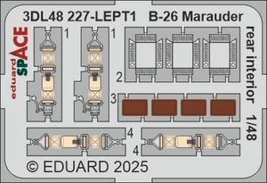 Eduard 3DL48227 B-26 Marauder rear interior SPACE ICM 1/48 – imagen 4