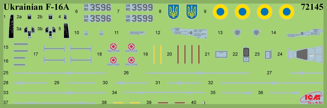 ICM 72145 F-16AM of Ukrainian Air Forces with PAG-14 1/72 – image 3