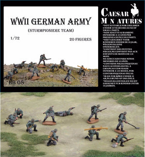 Caesar Miniatures HB08 STURMPIONIER GERMAN ARMY WWII 1/72 – Bild 2