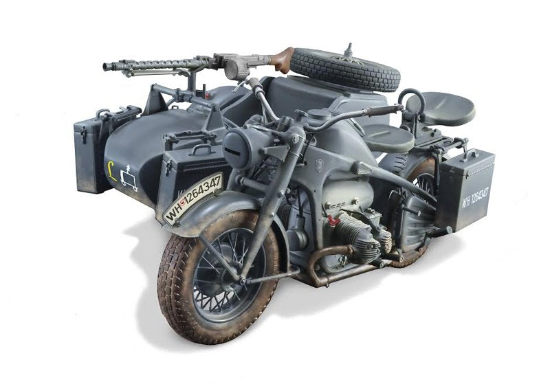 Italeri 7406 ZUNDAPP KS 750 with Sidecar 1/9 – Bild 2