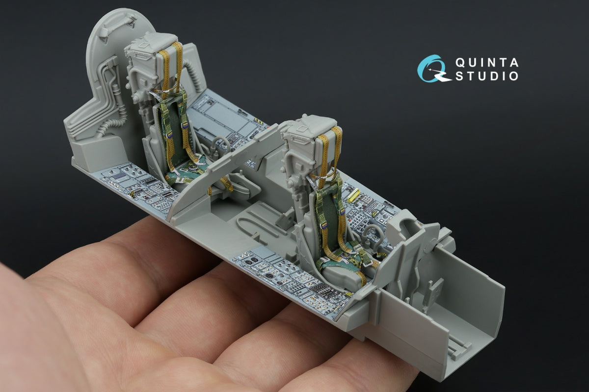 Quinta Studio QD+32231 Tornado ECR German 3D-Printed &amp;amp; colored Interior on decal paper (Italeri) (with 3D-printed resin parts) 1/32 – image 10