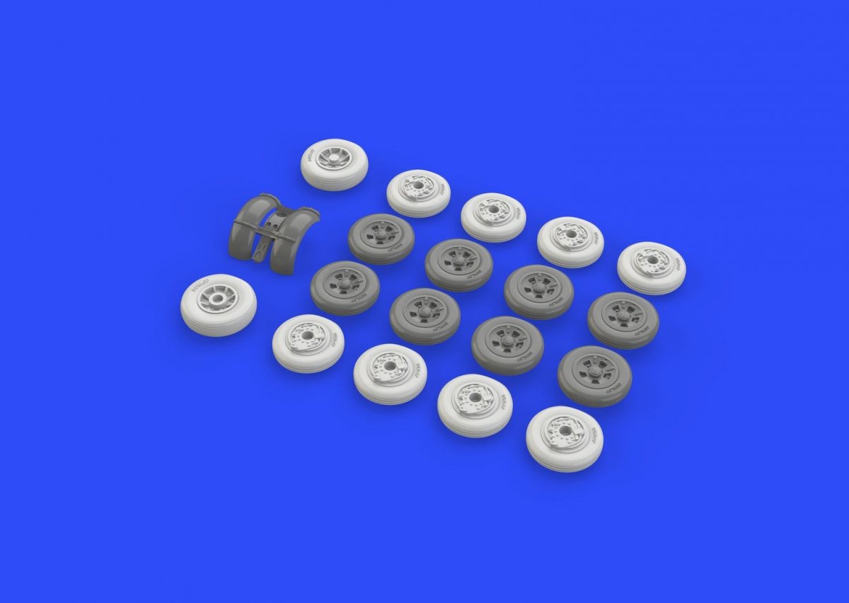Eduard 672143 Victor wheels 1/72 AIRFIX – immagine 4