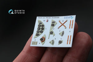 Quinta Studio QD32016 Bu 131 3D-Printed &amp;amp; coloured Interior on decal paper (for ICM kit) 1/32 – Bild 2