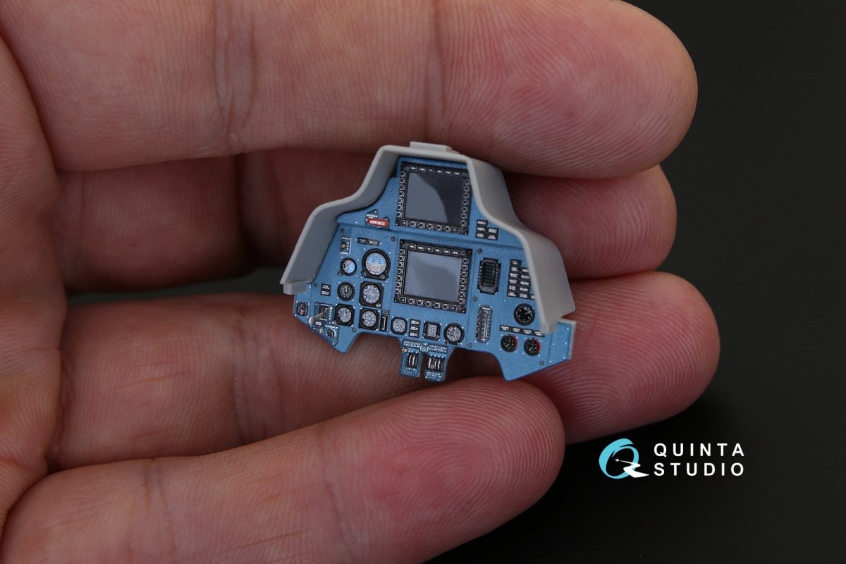 Quinta Studio QD32041 Su-30MKK 3D-Printed &amp;amp; coloured Interior on decal paper (for Trumpeter kit) 1/32 – immagine 11