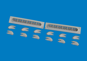 Eduard 6481060 P-40 exhaust stacks rounded PRINT Eduard 1/48 – Bild 4