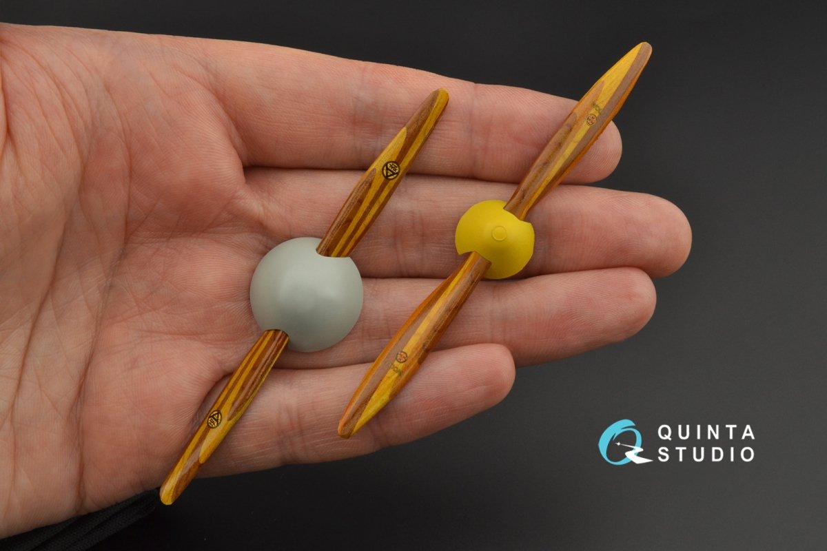Quinta Studio QP32005 Wooden propellers Axial Wolff (Roden) 1/32 – Bild 4