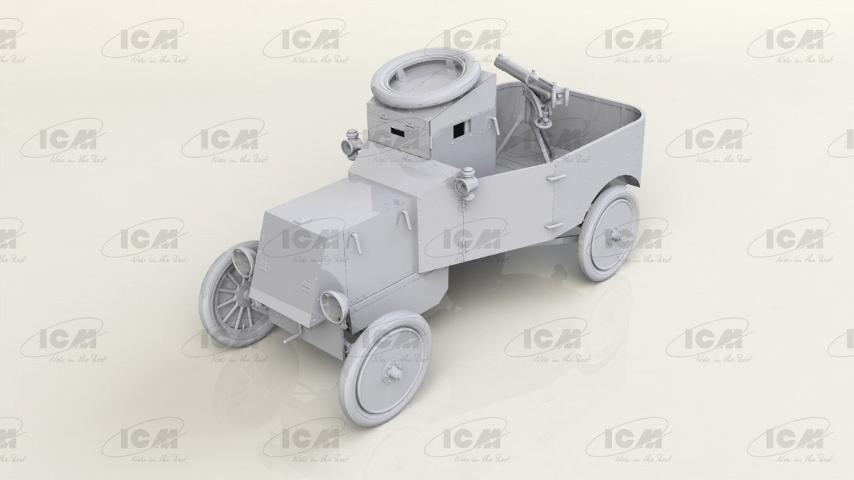 ICM 35670 Model T RNAS Armoured Car with WWI British Tank Crew 1/35 – Bild 7