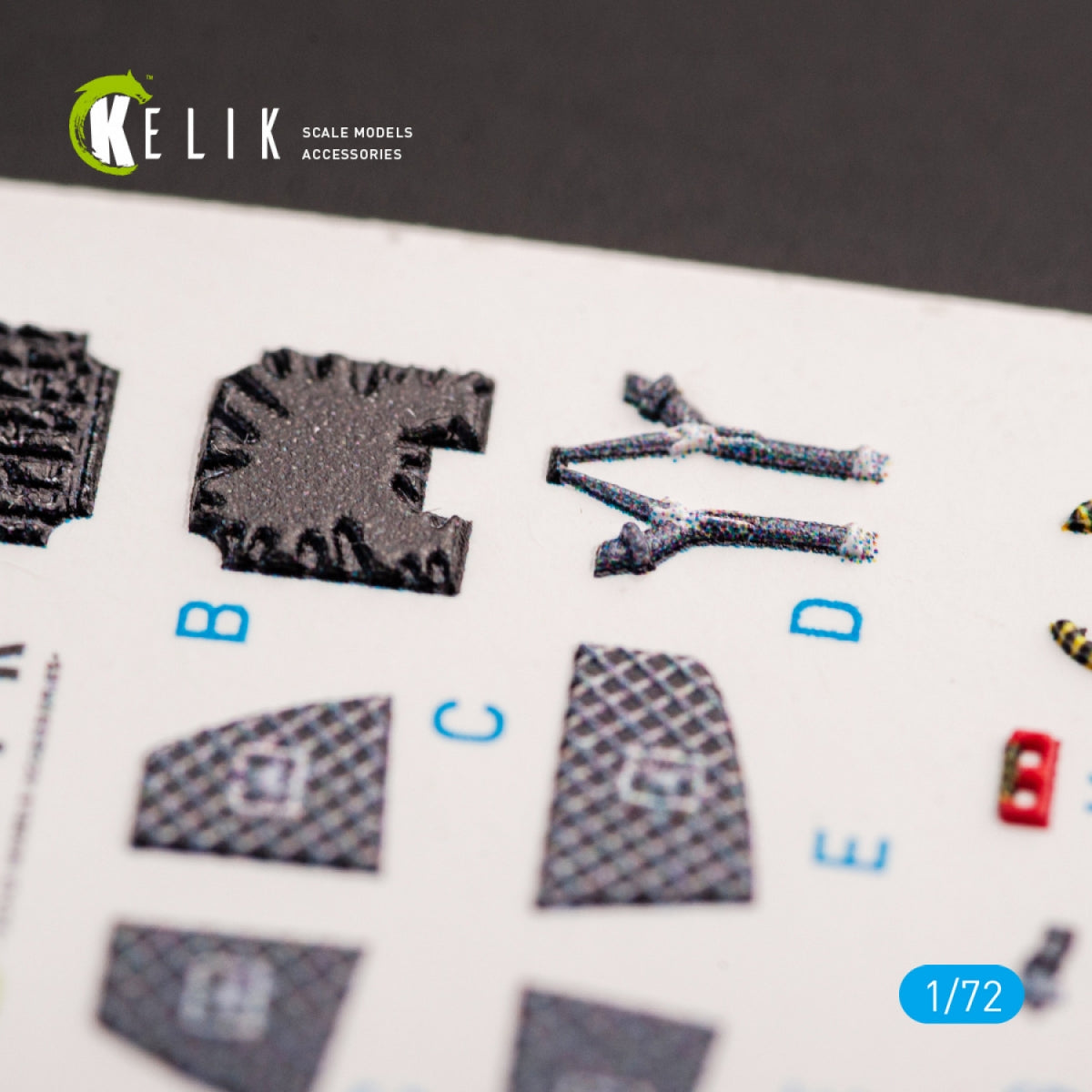 KELIK K72055 F-15E STRIKE EAGLE - INTERIOR 3D DECALS FOR REVELL KIT 1/72 – Bild 6