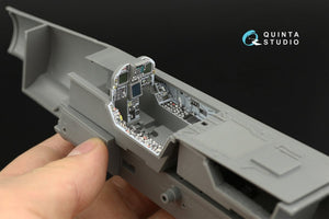 Quinta Studio QD32111 F/A-18A++ 3D-Printed &amp;amp; coloured Interior on decal paper (Academy) 1/32 – immagine 11