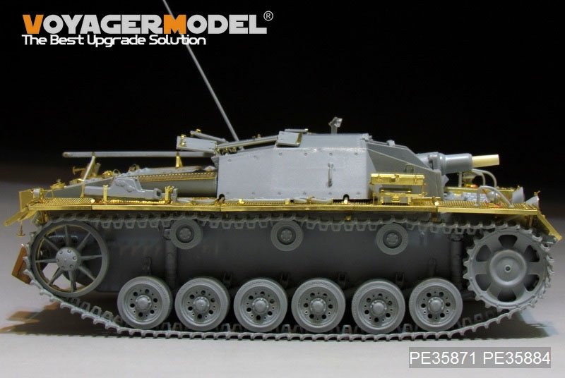 Voyager Model PE35871 WWII German StuG.III Ausf.C/D Basic for DRAGON 1/35 – zdjęcie 8