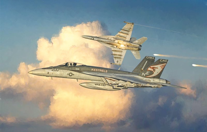 Italeri 2791 F/A-18 E SUPER HORNET 1/48 – imagen 2