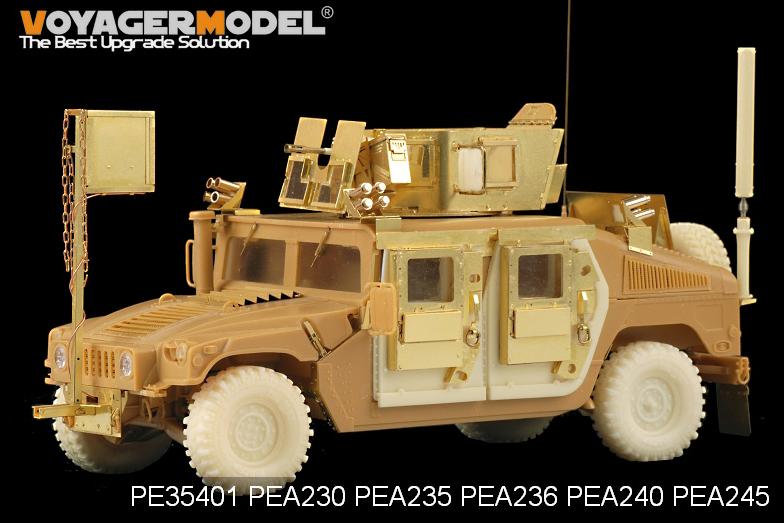 Voyager Model PEA245 Modern HUMVEE/DUMVEE family Super Swaper wheels w/spare wheel (GP) 1/35 – Bild 6
