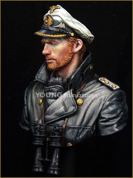 Young Miniatures YM1847 U-BOAT COMMANDER WWII 1/10 – immagine 2