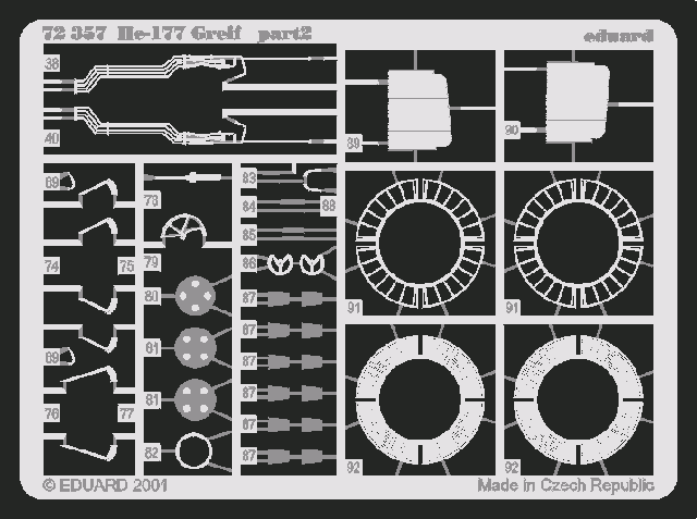 Eduard 72357 He 177 Greif 1/72 REVELL – immagine 2