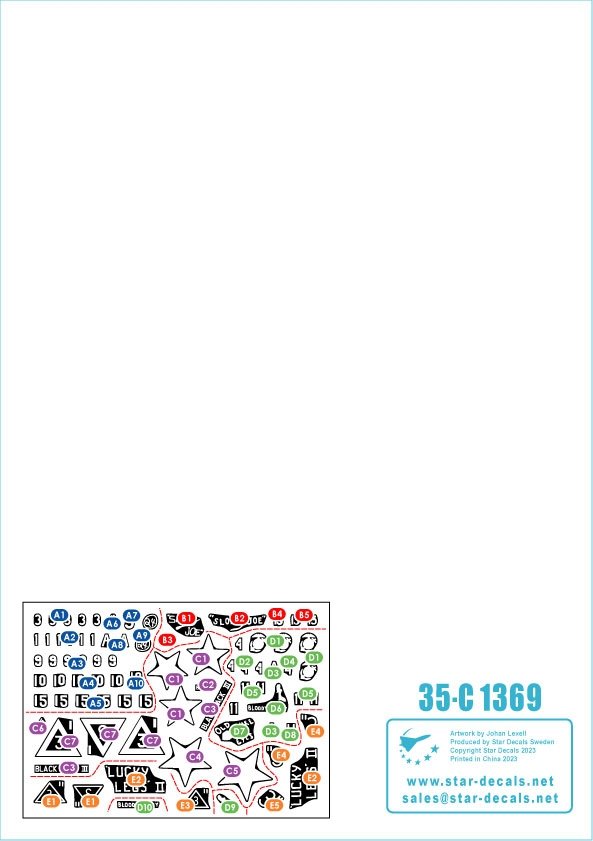 Star Decals 35-C1369 US PACIFIC WARS - 1944 M4 and M4A1(mid) Sherman 1/35 – imagen 2
