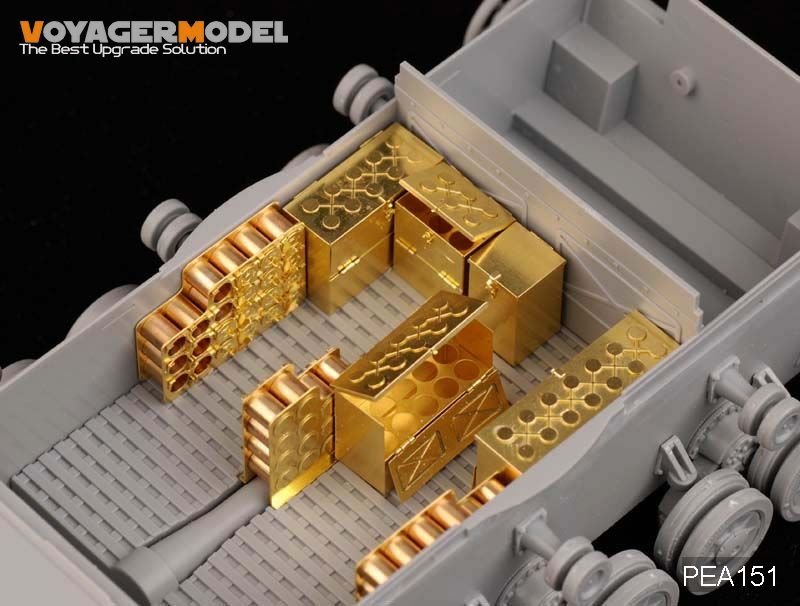 Maquette Voyager PEA151, rangement de munitions pour canon allemand Pz.Sfl.Ivb 10,5 cm le.FH.18/1 de la Seconde Guerre mondiale (pour DRAGON 6475), échelle 1/35 – image 2