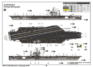 Trumpeter 06716 USS John F. Kennedy CV-67 1/700 – Bild 4