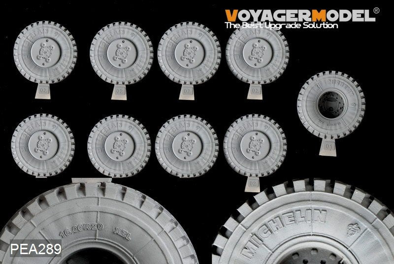 Voyager Model PEA289 Modern US Army M1070 Road Wheels (9PCES) (For hobby boss) 1/35 – imagen 2