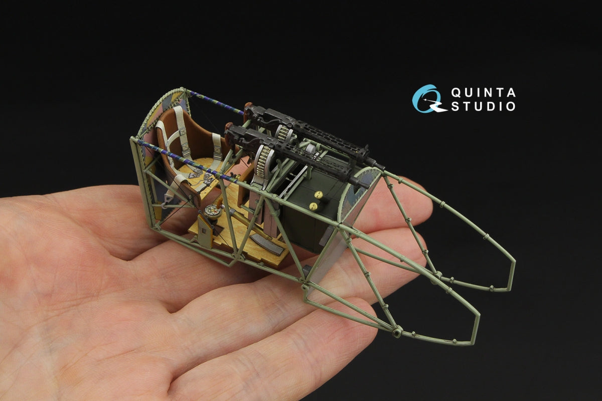 Quinta Studio QD32239 Fokker D.VII 3D-Printed &amp;amp; coloured Interior on decal paper (Wingnut Wings) 1/32 – immagine 8