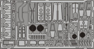 Eduard 32223 P-40K exterior HASEGAWA 1/32 – imagen 2