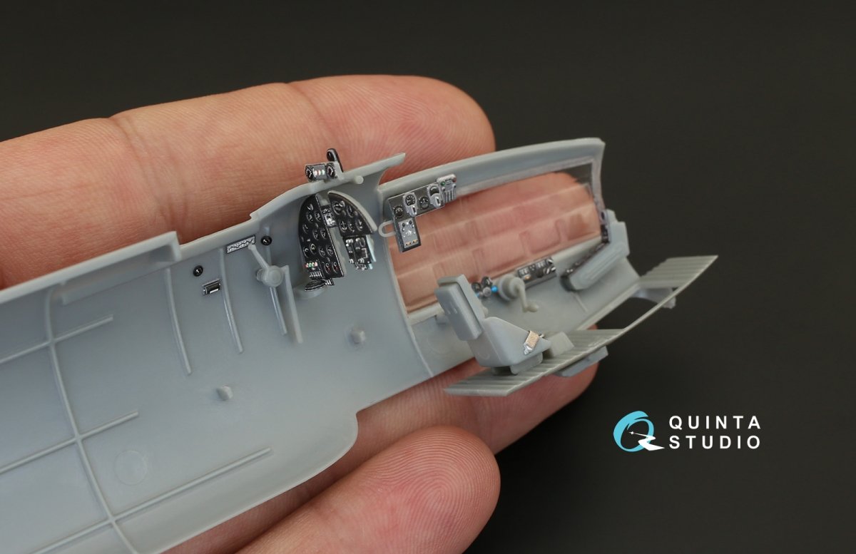 Quinta Studio QD48100 IL-4 3D-Printed &amp;amp; coloured Interior on decal paper (for Xuntong kit) 1/48 – imagen 6