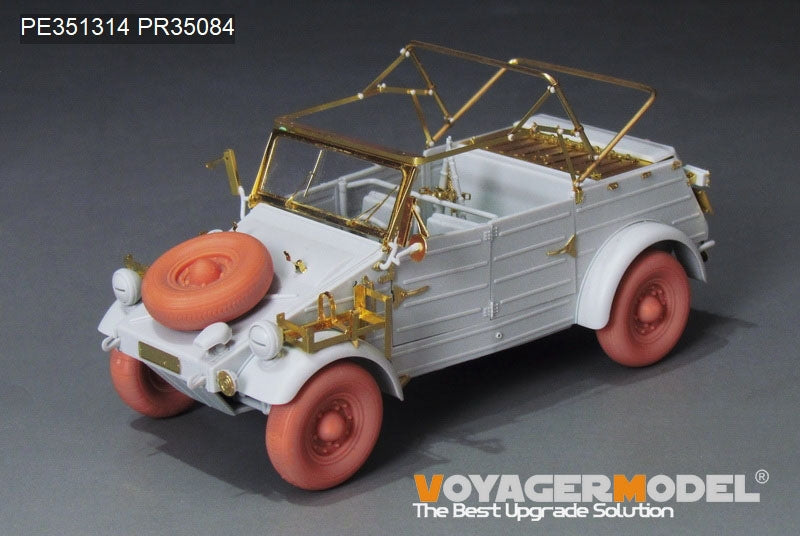 Voyager Model PE351314 WWII German Kubelwagen Type 82 Africa Troop Version Upgrade Set For MENG VS-015 1/35 – Bild 7