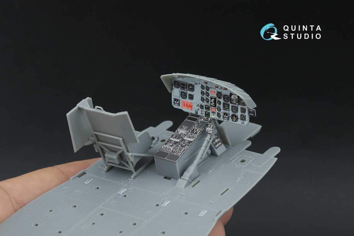 Quinta Studio QDS-35158 UH-1B 3D-Printed &amp;amp; coloured Interior on decal paper (Trumpeter) (Small version) 1/35 – immagine 8